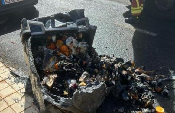 13 rubbish bin fires in 2024