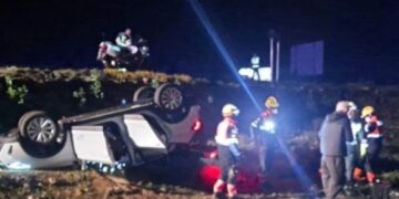 84-year-old injured in car crash