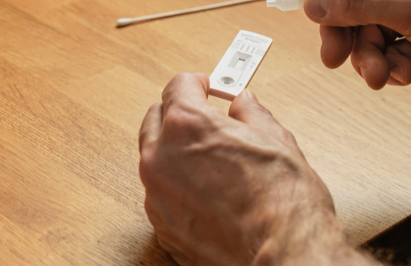 DIY Covid tests arrive
