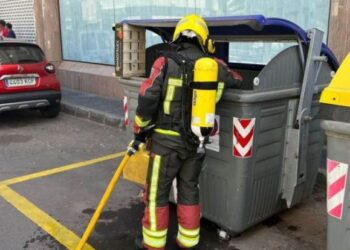 Action on container fires