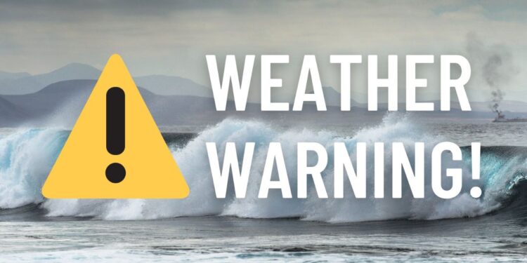 AEMET issue weather warning this Friday