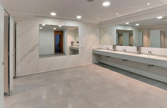 New toilets for Terminal 2