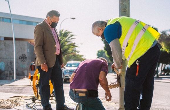 Arrecife 1.2-million-euro streetlight service