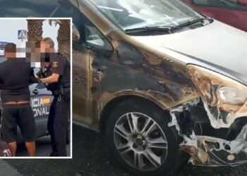 Arsonist arrested in Arrecife