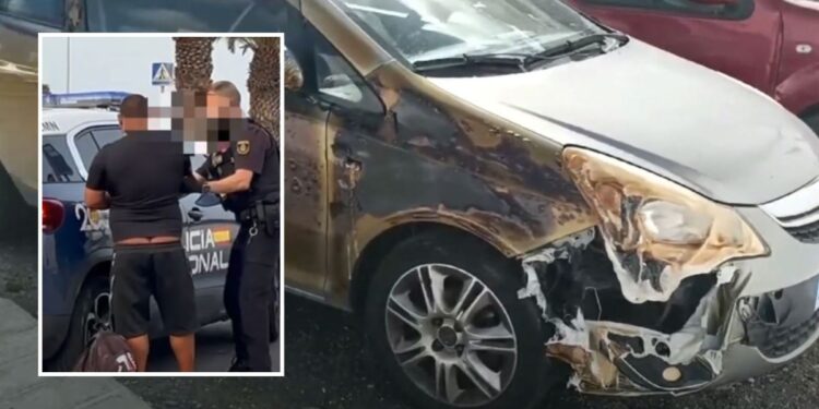 Arsonist arrested in Arrecife