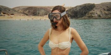Australian model enjoys Lanzarote