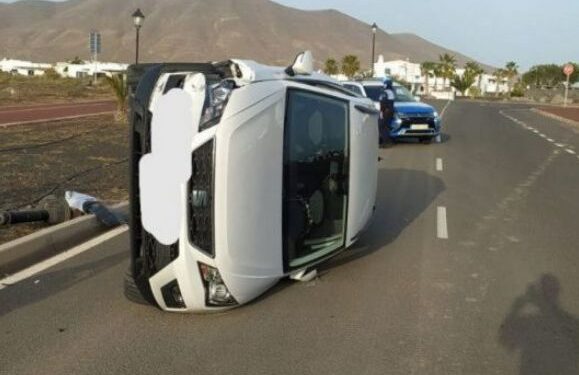 Car accident in Playa Blanca
