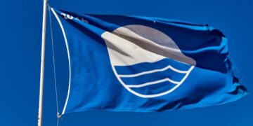 Seven Blue Flags for Lanzarote