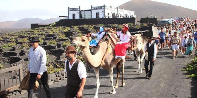 Bodega La Geria wine fiesta tomorrow
