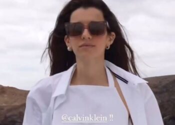 Calvin Klein film summer campaign video in Lanzarote