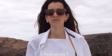 Calvin Klein film summer campaign video in Lanzarote