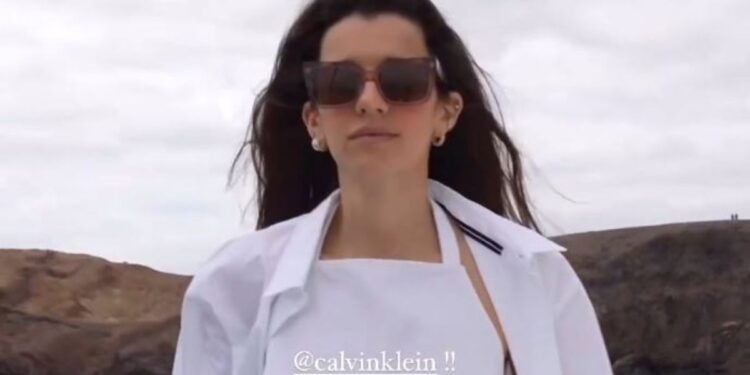 Calvin Klein film summer campaign video in Lanzarote