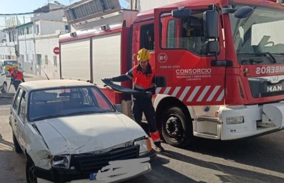 Car crash in Arrecife