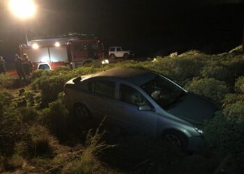 Woman freed from car