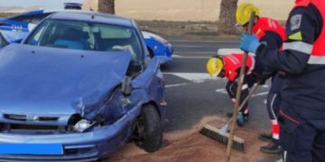Vehicle collision in San Bartolomé