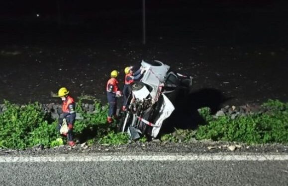 Car crash on Carretera de Tinguatón