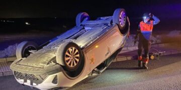 Vehicle blaze in Arrecife