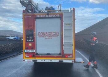 Car overturns near Tenesar