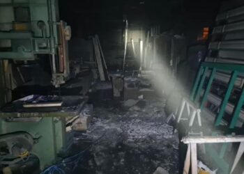 Carpentry workshop fire