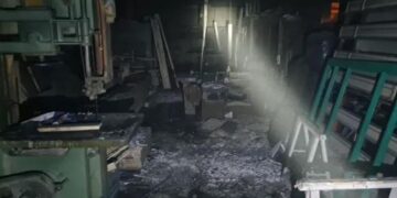 Carpentry workshop fire