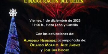 San Bartolomé Christmas light switch-on