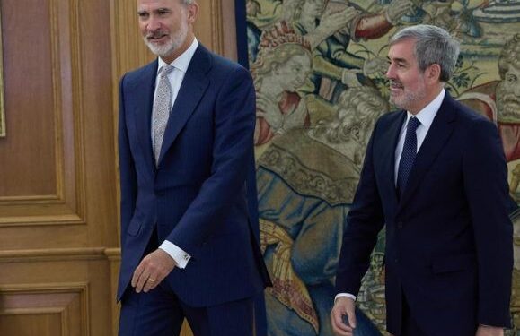 Canarian President asks King for water investment