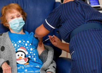 Coventry woman receives first Covid vaccine