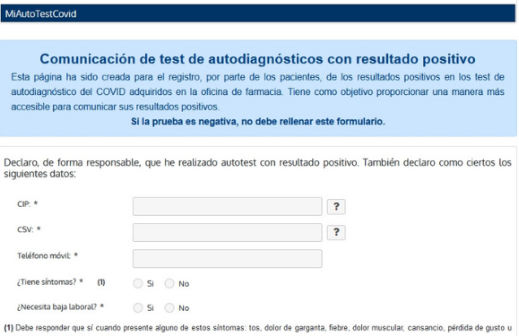DIY test helpline