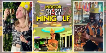 The winning feeling at Crazy Minigolf Lanzarote
