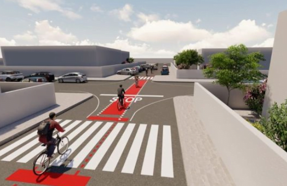 Cycle path controversy in Playa Honda