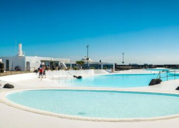 Seven Blue Flags for Lanzarote