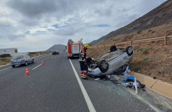 Driver injured in accident near Mala