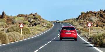 Driving on Lanzarote