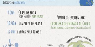 El Golfo beach cleanup
