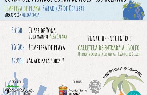 El Golfo beach cleanup