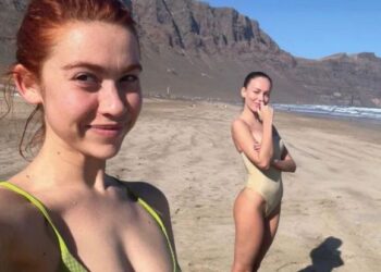 Ester Expósito enjoys holiday in Lanzarote