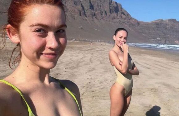 Ester Expósito enjoys holiday in Lanzarote