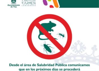 Tías Ayuntamiento pest extermination campaign