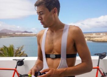 British F1 driver, George Russell, in Lanzarote