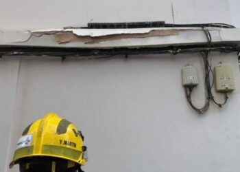 Falling debris and decorations