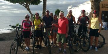 Famous cyclist spotted