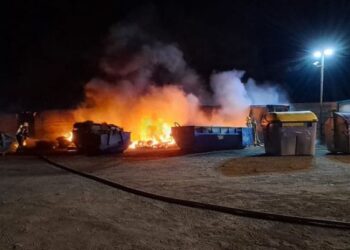 Fire in Arrieta