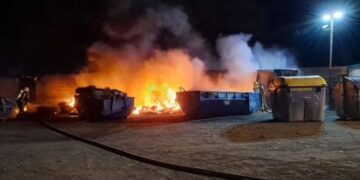 Fire in Arrieta