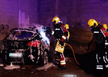 Vehicle fire in Lanzarote