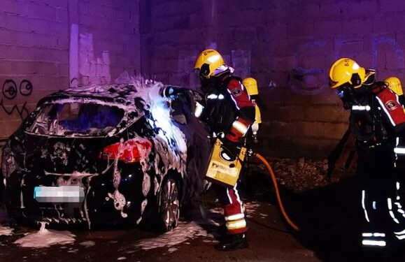 Vehicle fire in Lanzarote