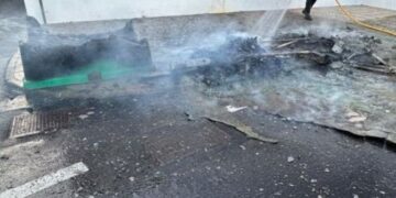 Firefighters respond to six bin fires