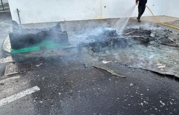 Firefighters respond to six bin fires