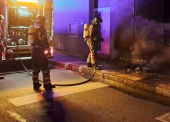 Fire on Calle Panama in Arrecife