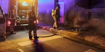 Fire on Calle Panama in Arrecife
