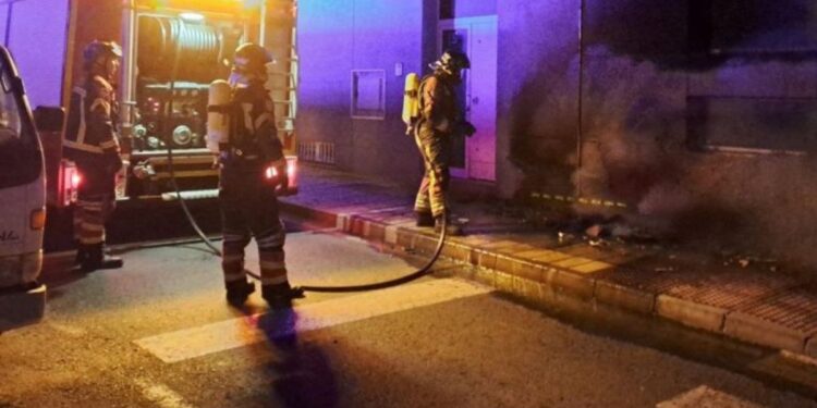 Fire on Calle Panama in Arrecife